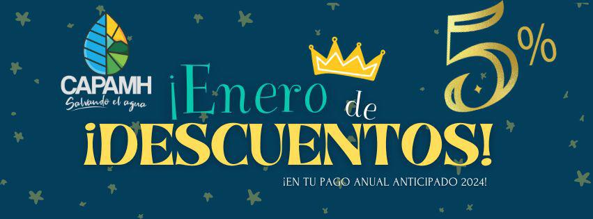 Anuncia Capamh descuentos en el pago anual anticipado de agua potable en Huamantla
